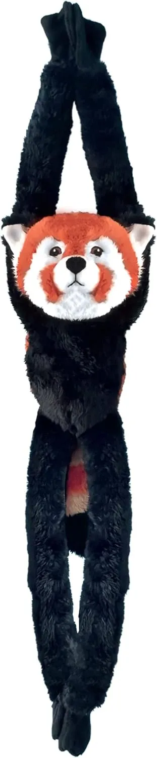 EcoBuddiez Tree Huggers - Red Panda from Deluxebase. 72cm Hanging Soft Toy Made from Recycled Plastic Bottles. Eco-Friendly Soft and Cuddly Plush Toy and Perfect Cuddly Gift for Kids.