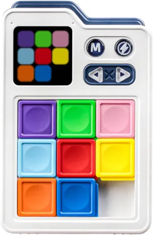 Electronic Slide Block Game - Interactive Brain Training Block Puzzle, Three Play Modes with 1000 Levels, Easy to Operate Logical Thinking Challenge Toys, Brain Teaser Puzzle for Kids Over 6 Years Old