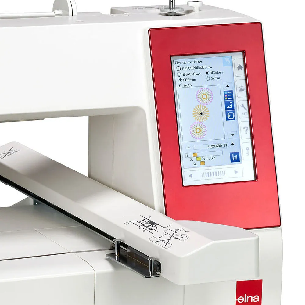 Elna eXpressive 830L Creative Edition Embroidery Machine with FREE Bundle