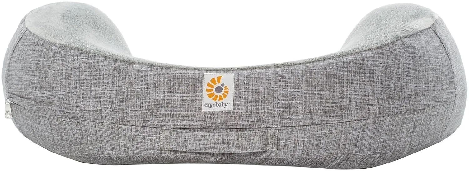 Ergobaby Natural Curve Nursing Pillow Cover, Heathered Grey