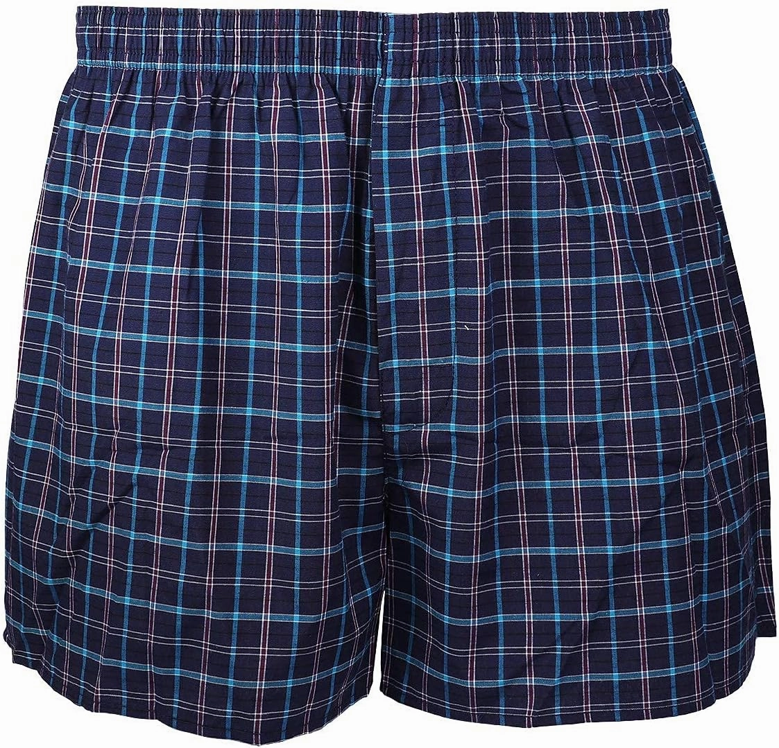 Falari 4-Pack Men's Boxer Underwear 100% Cotton Premium Quality