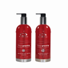 Fiberplasty Micellar Rejuvenating Shampoo   Fiberplasty Rejuvenating Conditioner Set (250ml/8.4oz): Advanced hair anti-aging complex.