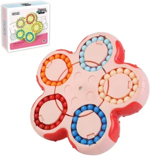 Fidget Spinner Toys Rotate Magic Cube Puzzle,Brain Teaser Sudoku Puzzles for Unisex-Children,Adults,Stress Relief Gifts,Learning & Education Toys,Pop Sensory Toys for Autistic Children(Red)