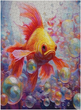 Fish 1000 Piece Jigsaw Puzzles for Kids & Adults Brain Teaser for Adults,Educational Developmental Toys & Games,Building Kit Activities to Encourage Creative Play