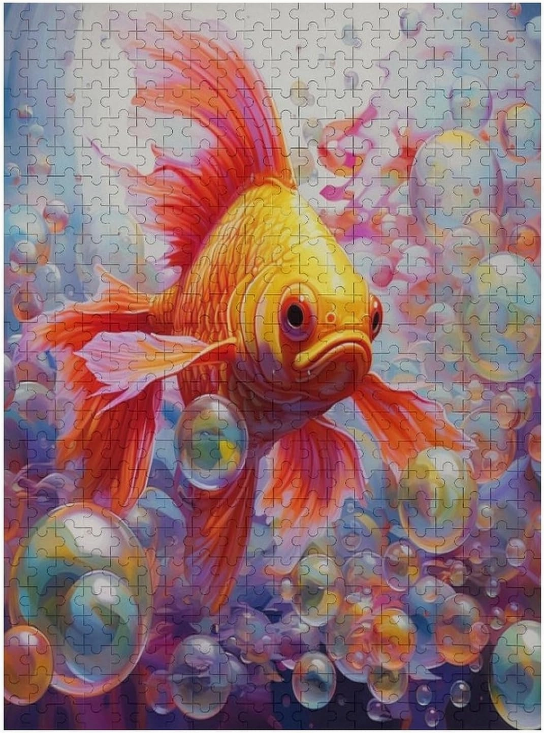Fish 1000 Piece Jigsaw Puzzles for Kids & Adults Brain Teaser for Adults,Educational Developmental Toys & Games,Building Kit Activities to Encourage Creative Play