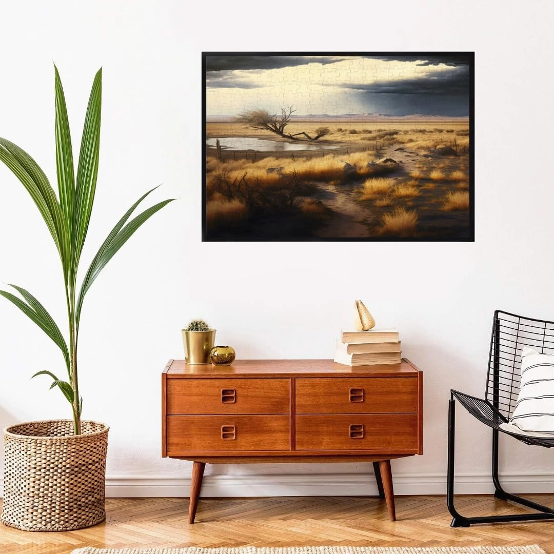 Fishing 500 Piece Jigsaw Puzzle for Adults and Families -Types of Saltwater Fish Knowledge Wooden Jigsaw Puzzle - Family Fun & Leisure Beginner Jigsaw Puzzle Toys