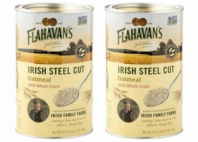 Flahavan's Irish Steel Cut Oatmeal Pack of 2