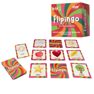 Flipingo (Word Recognition Matching Bingo Game)