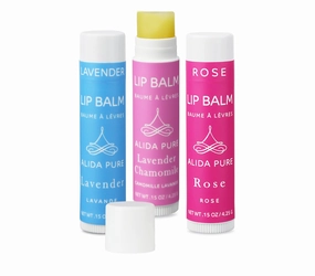 Floral Lip Balm Collection, Lavender Lip Balm Collection, and Rose Lip Balm Collection Bundle