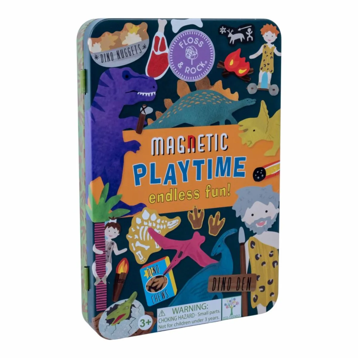 Floss & Rock Magnetic Playtime Dinosaur Travel Toys 3yrs 