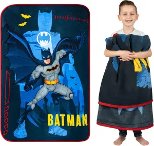 Franco Kids Bedding Super Soft Plush Micro Raschel Blanket, 62 in x 90 in, Batman