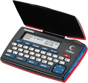 Franklin Collins English Digital Dictionary Express Edition - Electronic Dictionary, Your Language Companion with Thesaurus, Games & Converters - Dictionary with Synonyms and Antonyms