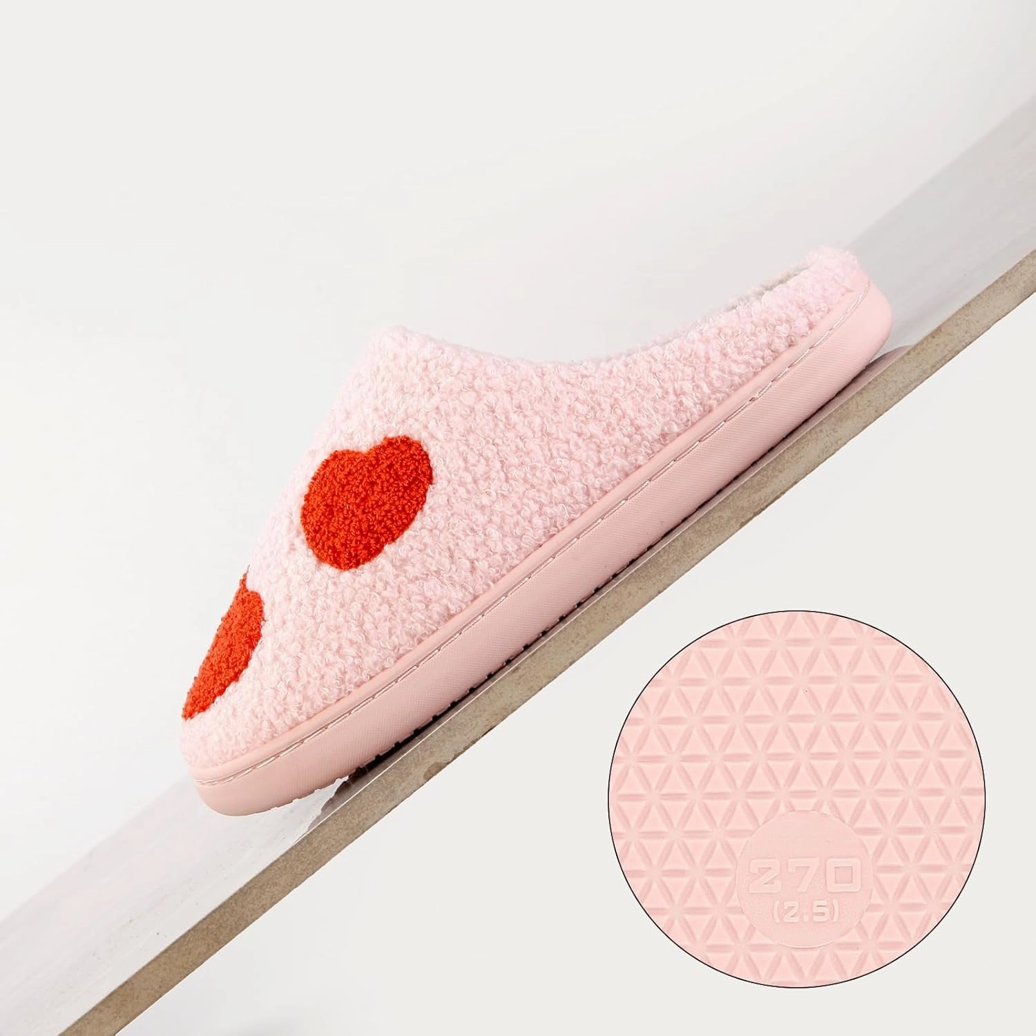 Fun and Loving Slippers Valentine's Day Style Women's & Men's Comfortable Memory Foam Slippers Fluffy and Soft Memory Foam Retro Indoor and Outdoor Home Couple Shoes