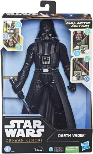 Galactic Action Darth Vader, 30 cm große interaktive elektronische Action-Figur, Spielzeug für Kids ab 4