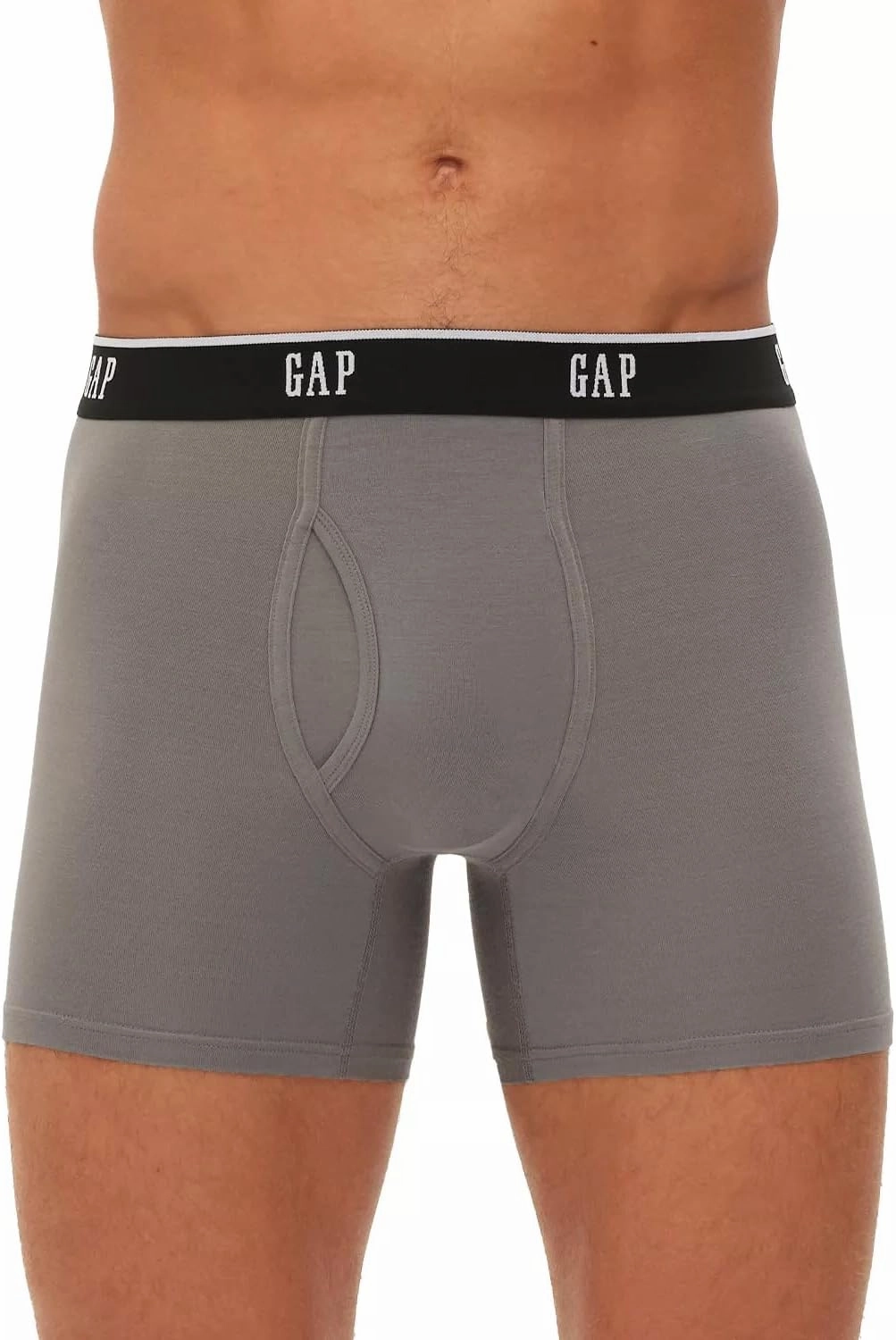 GAP Men's Underwear, Ultra Soft Modal Fabric with Fly Pouch Boxer Brief for Men, 4-Pack