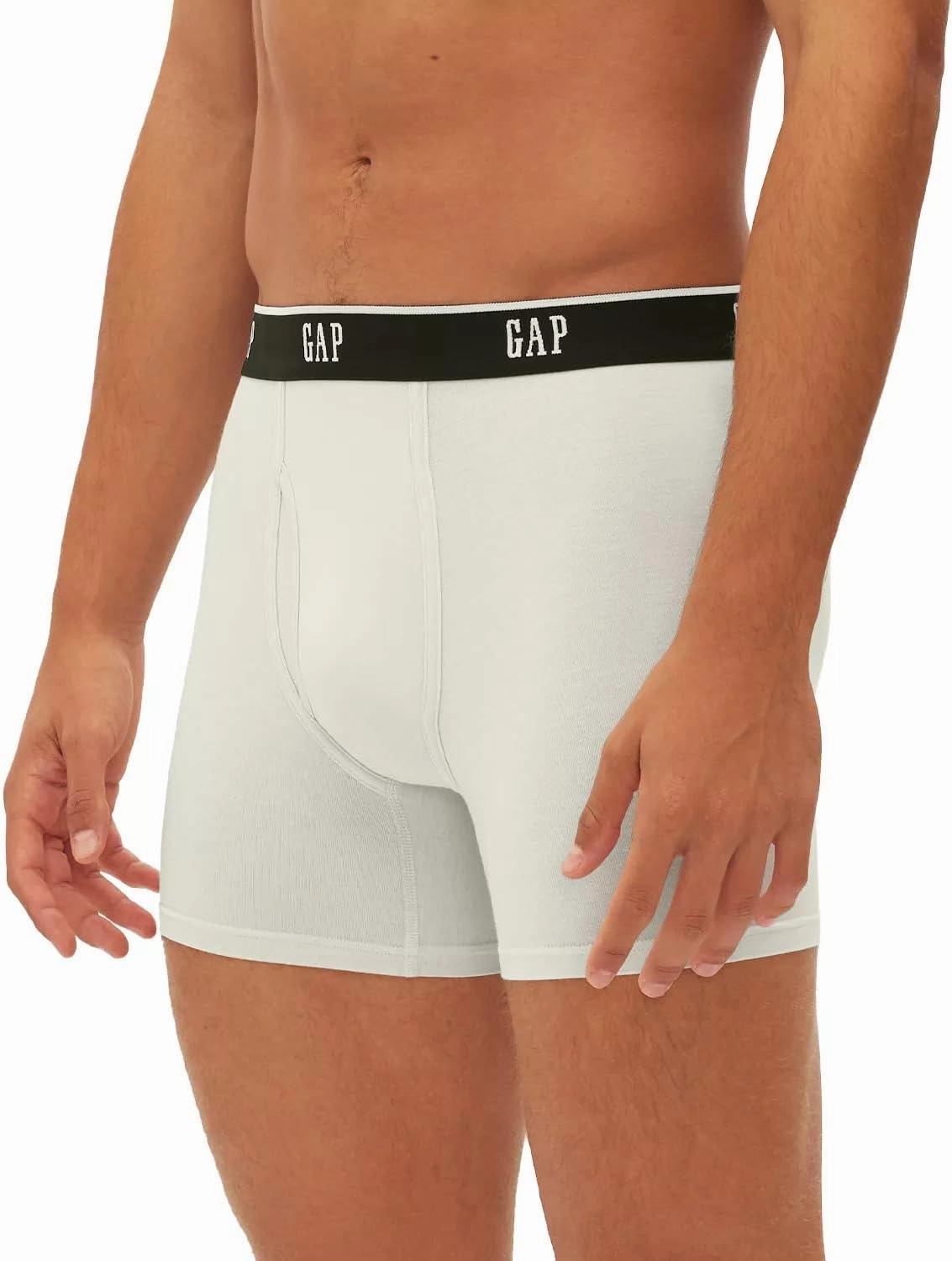 GAP Men's Underwear, Ultra Soft Modal Fabric with Fly Pouch Boxer Brief for Men, 4-Pack