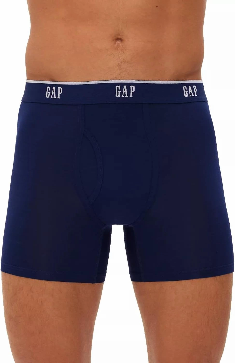 GAP Men's Underwear, Ultra Soft Modal Fabric with Fly Pouch Boxer Brief for Men, 4-Pack