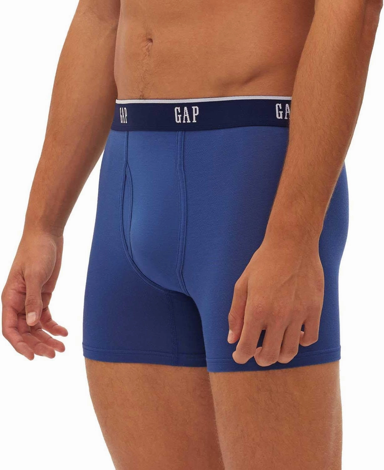 GAP Men's Underwear, Ultra Soft Modal Fabric with Fly Pouch Boxer Brief for Men, 4-Pack