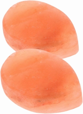 Gatuida 2Pcs Rock Salt Massage Stones for Face and Foot Care Exfoliating for Gentle Skin Cleansing and Relaxation