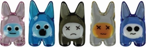 GlassWorld BunEEz Miniature Collectible, Pack of 5