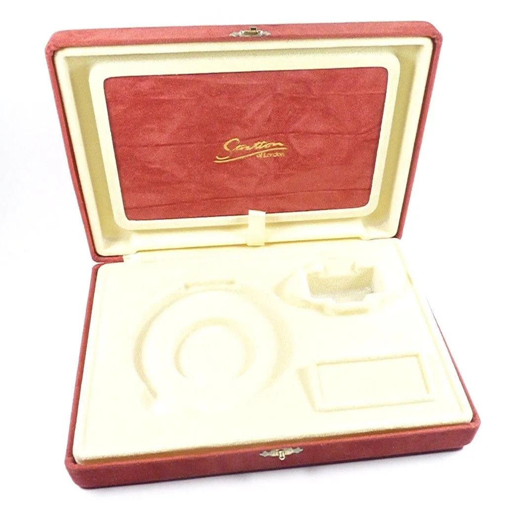 Gorgeous Unused Stratton Vanity Set In Original Case LILAC MUSK 1990s
