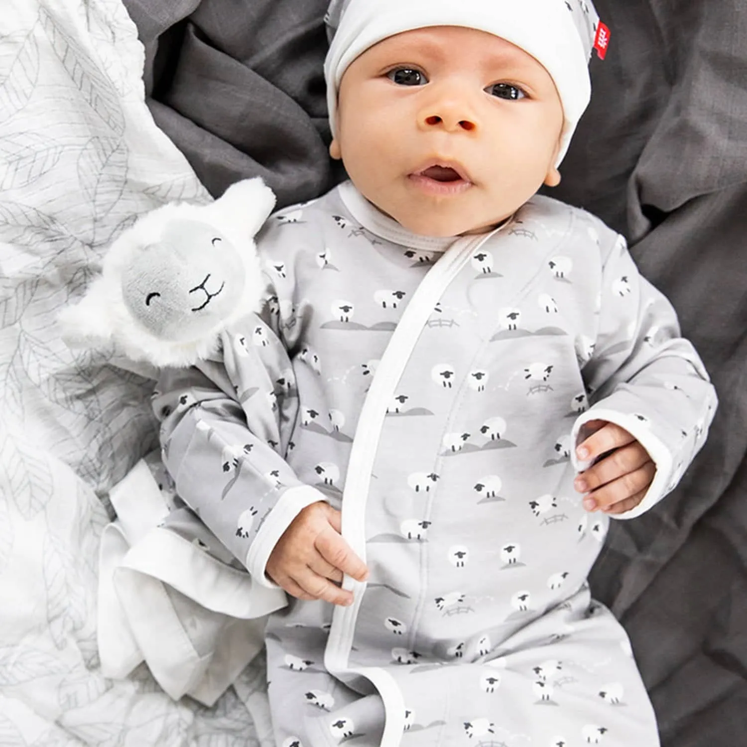 Gray Baa Baa Baby Modal Lovey