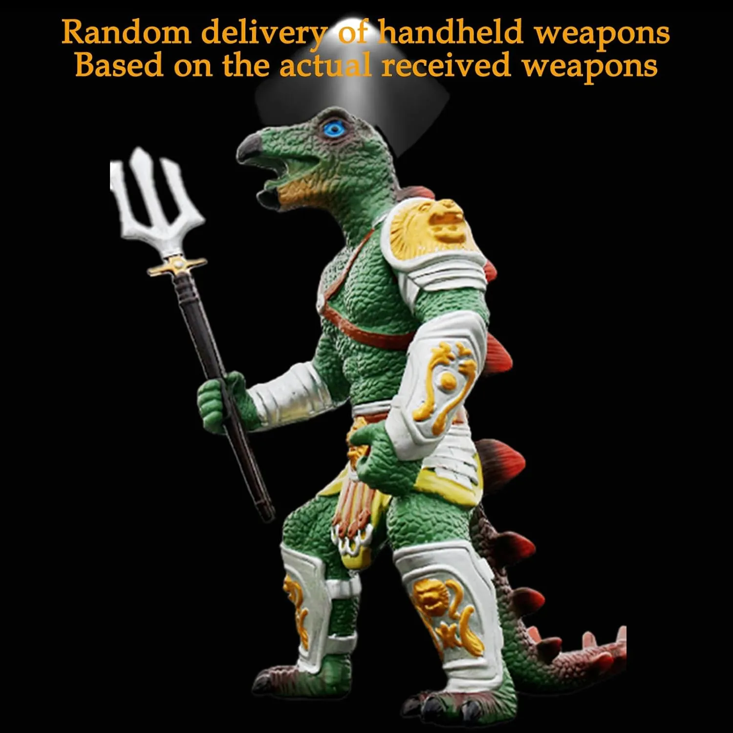 Green 8 X 5-inch Large Dinosaur Toy, Detachable Random Weapon, Children's Dinosaur Toy, 3-5 Year Old boy Toy, Dinosaur Toy with Movable Joints