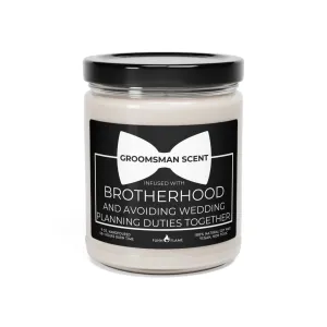 Groomsman Invitation, Wedding Groomsman Candle Gift Groomsmen Proposal Best Man Gift (B) Bridal Party Gift 100% Vegan Eco-Friendly Candle