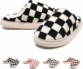 Guyarns House Slippers for Women & Men - Fuzzy, Casual Indoor/Outdoor Shoes with Memory Foam & Faux Fur Lining