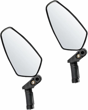 HANABASS Bike Rearview Mirror Set 2pcs Reflective Cycling Mirrors for Safer Riding Easy Installation