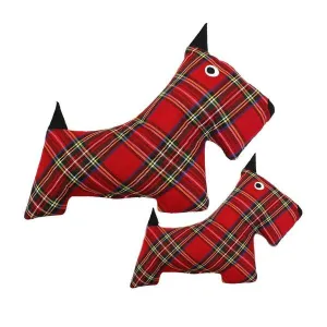 Harry Barker Plaid Scottie Plush Toy