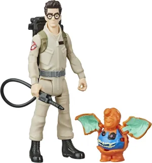 Hasbro Ghostbusters Fright Features Egon Spengler Figure with Interactive Ghost Figure and Accessory, Toys for Kids Ages 4 and Up