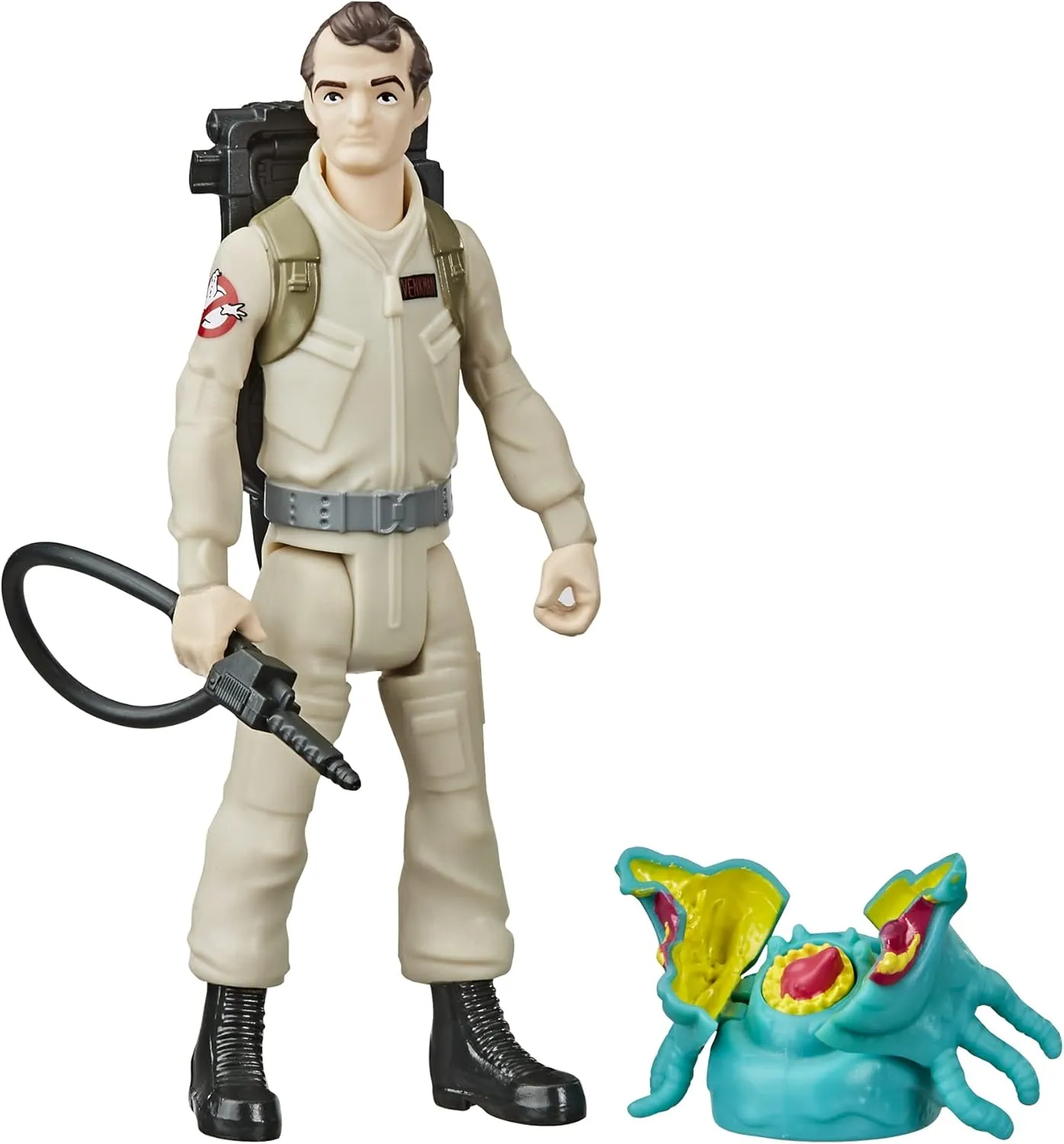 Hasbro Ghostbusters Fright Features Peter Venkman Figure with Interactive Ghost Figure and Accessory, Toys for Kids Ages 4 and Up E97665X0