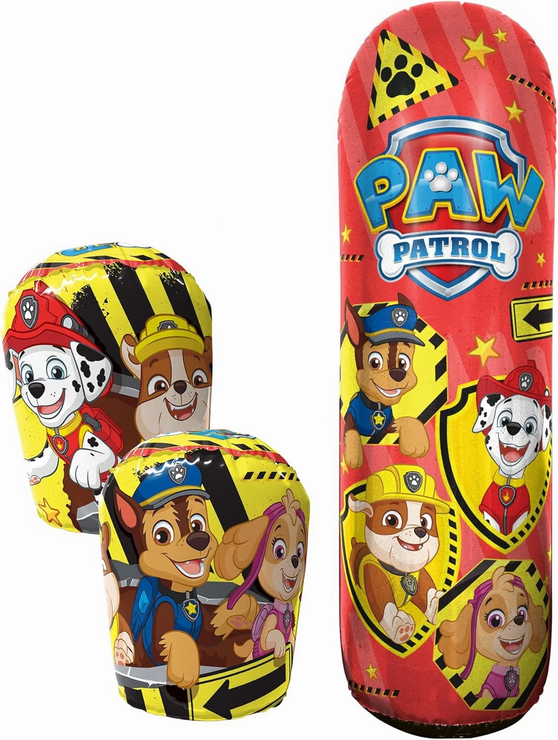 Hedstrom Nickelodeon Paw Patrol Bop Bag and Gloves Combo Set, 36 Inch, (56-85482)