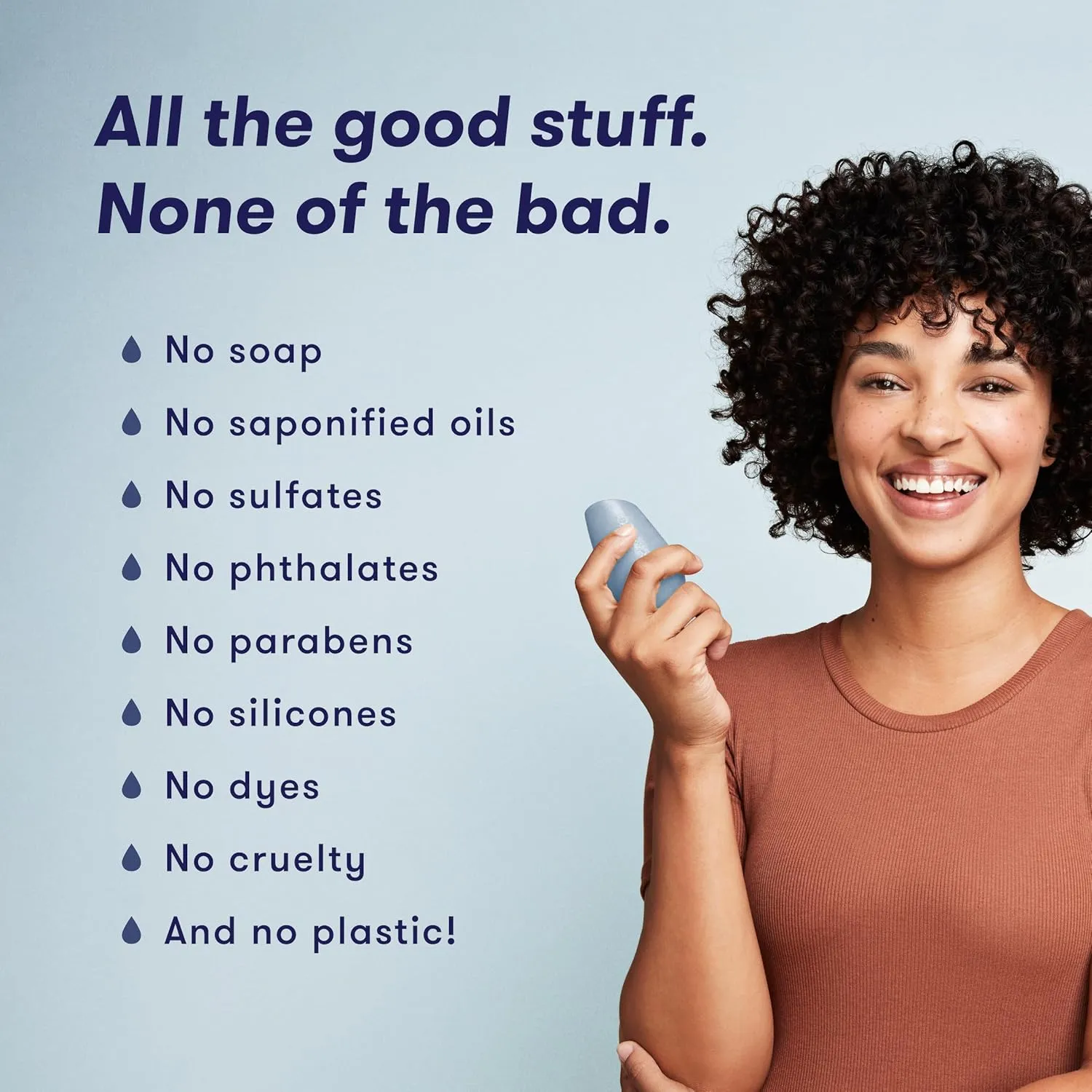 HiBAR - Moisturize Conditioner Bar - For Dry, Frizzy Hair - Deeply Nourishing & Hydrating - With Coconut Oil, Cocoa Butter, Rice Protein, & Vitamin B5 -Soap, Plastic & Sulfate-Free -Vegan -1 Solid Bar