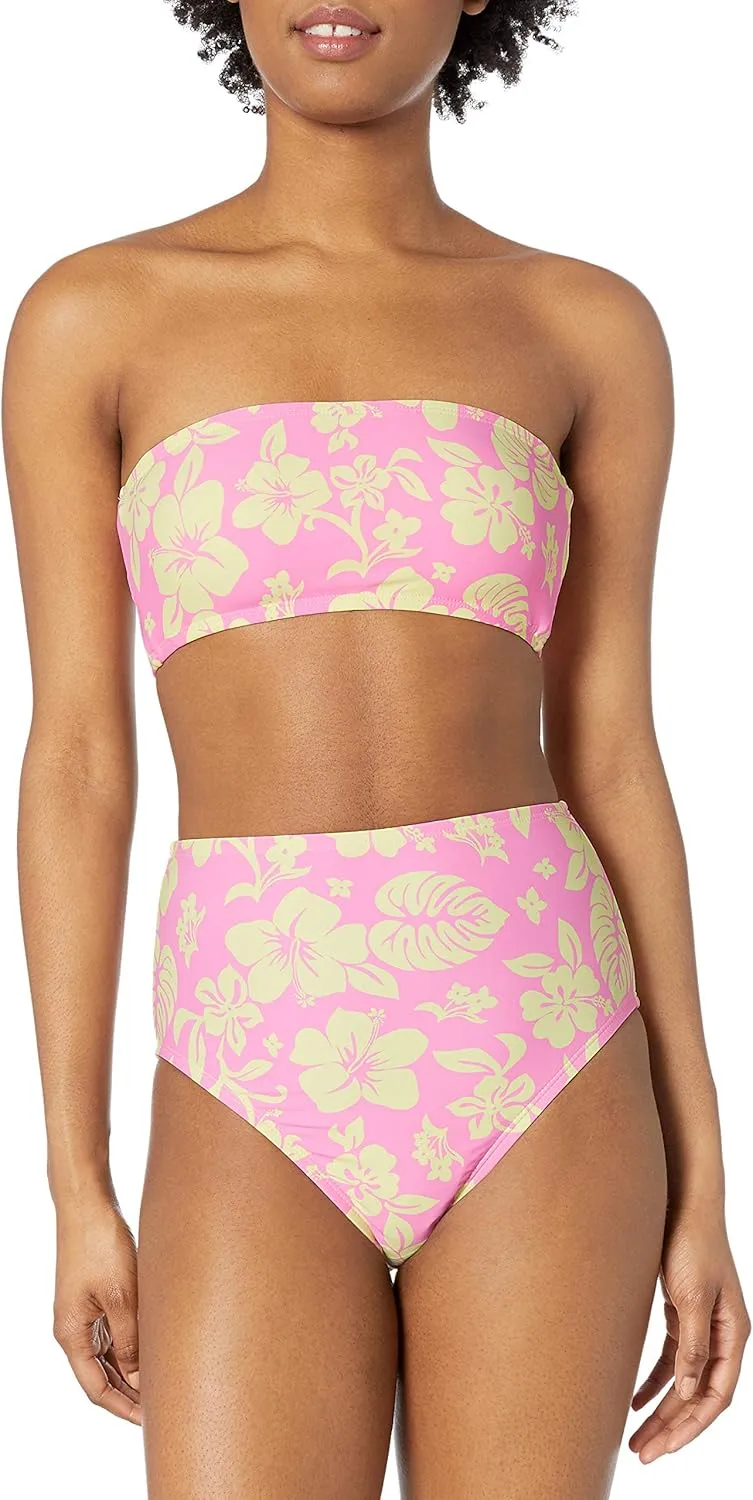 Hobie Women's Standard High Waist Hipster Bikini Swimsuit Bottom
