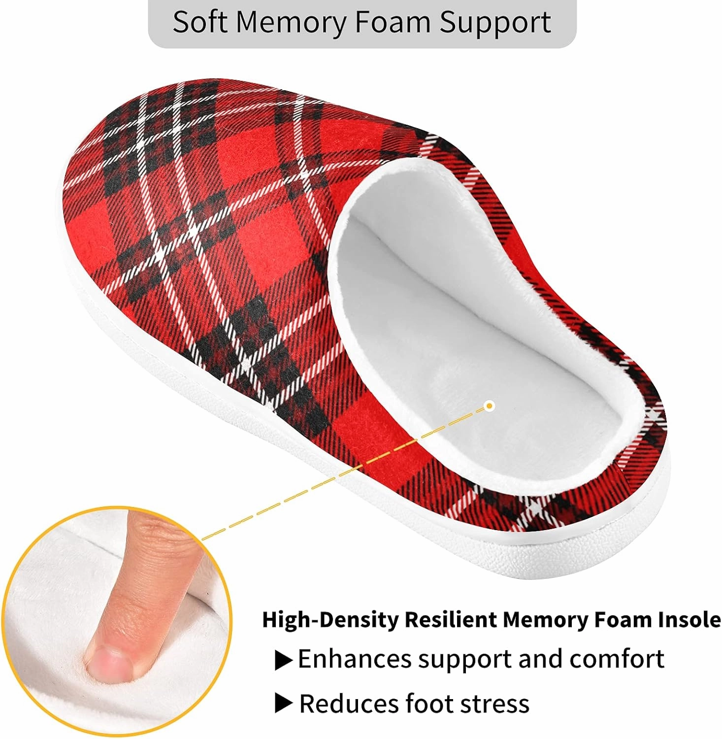 House Slippers Non Slip Home Slippers Casual Shoes Bedroom Travel for Men Women