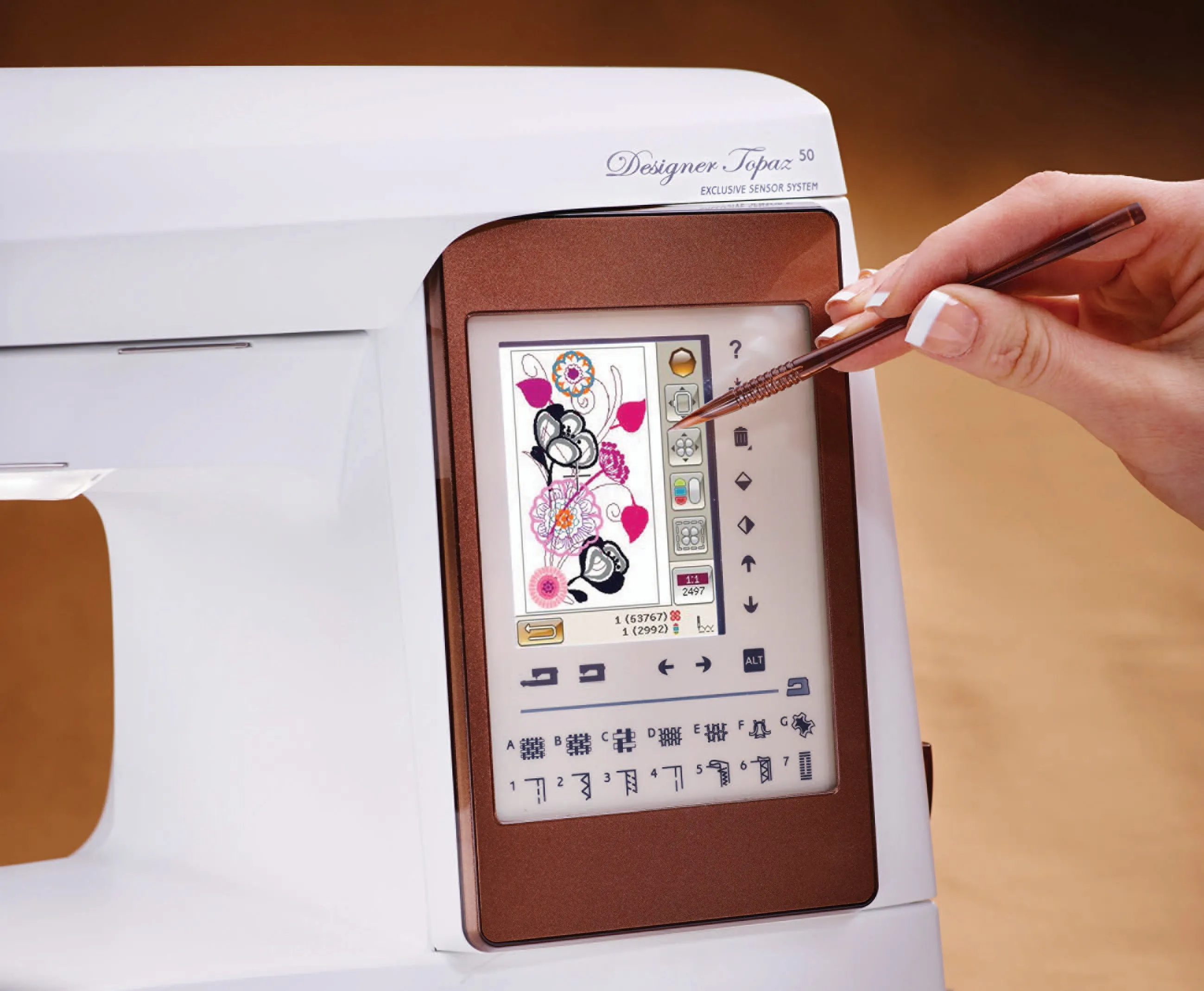Husqvarna Viking Designer Topaz 50 Sewing & Embroidery Machine