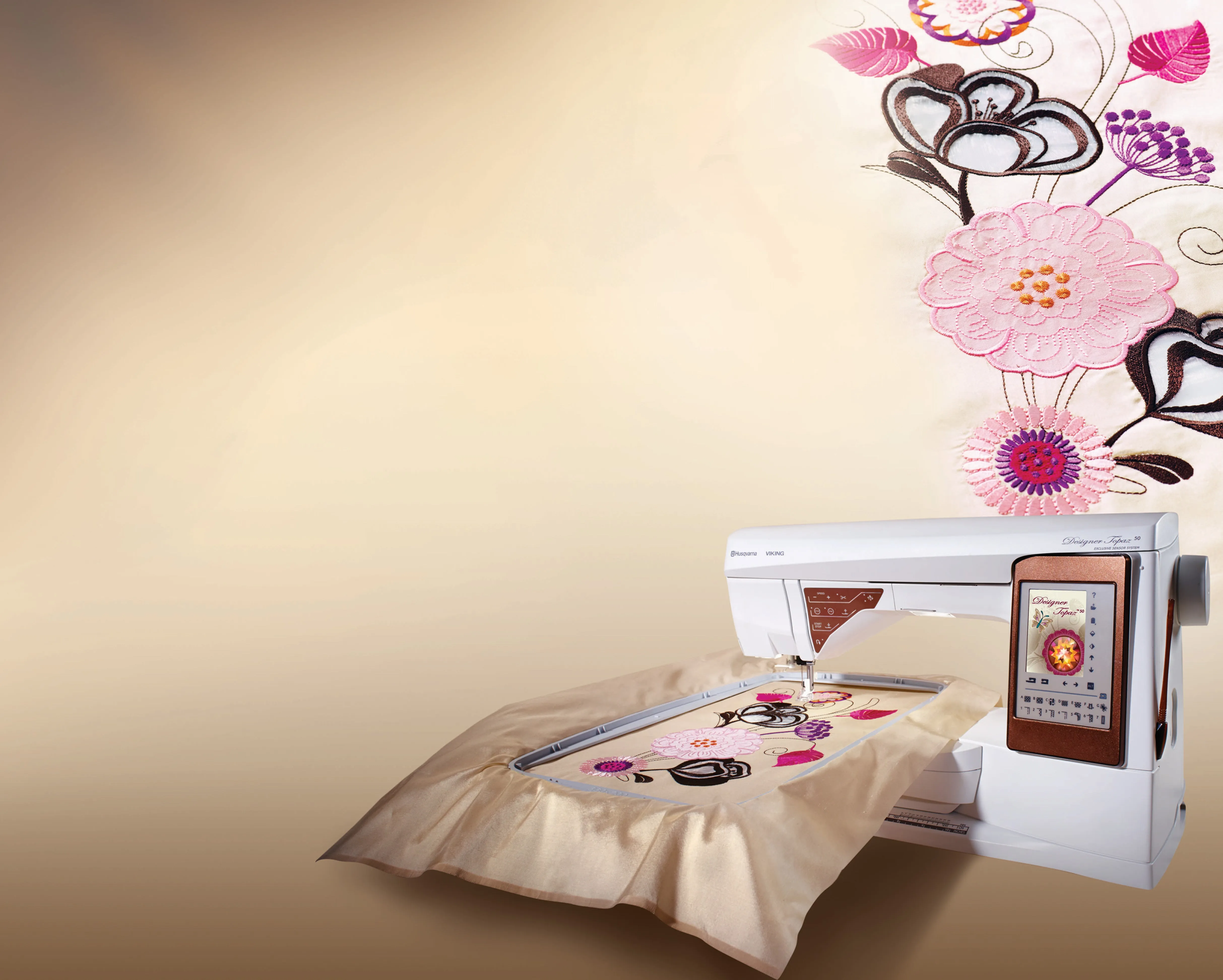 Husqvarna Viking Designer Topaz 50 Sewing & Embroidery Machine
