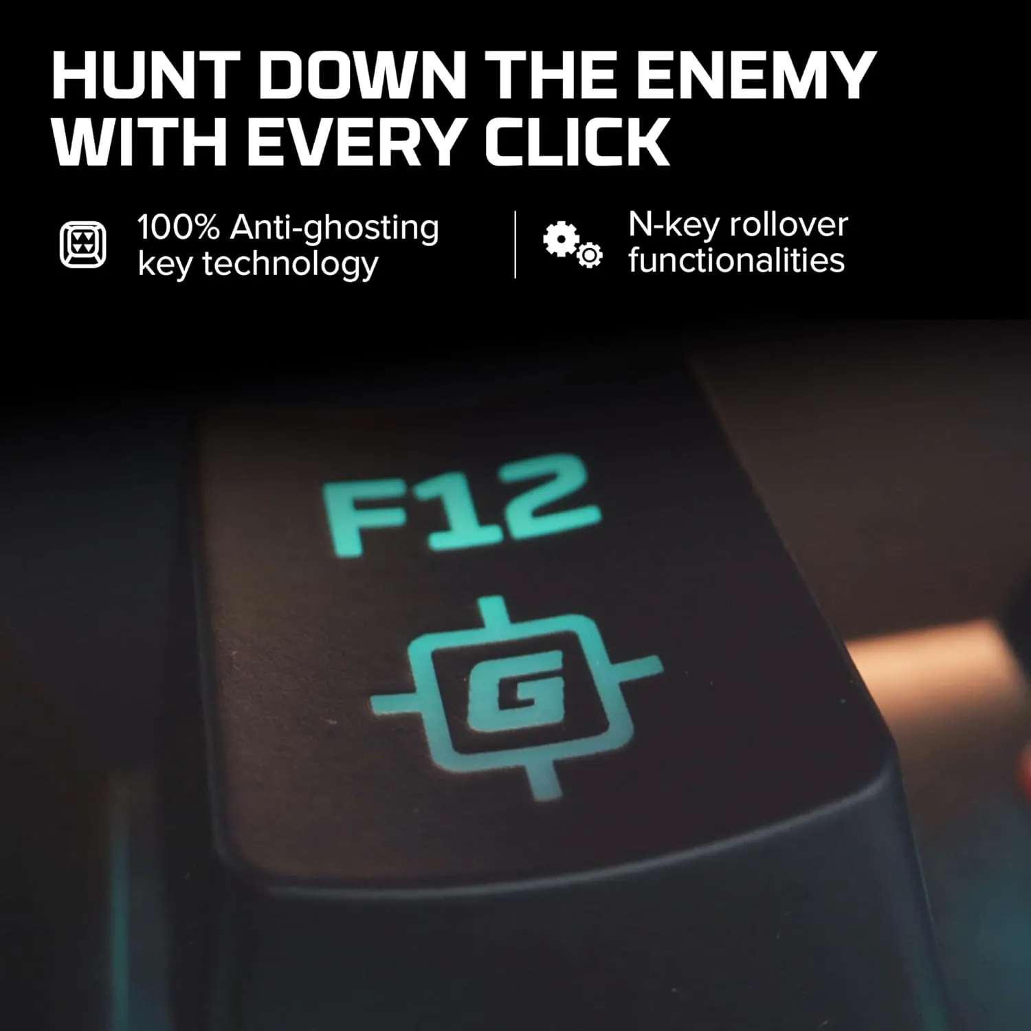 HyperX Alloy Origins - Mechanical Gaming Keyboard, Software-Controlled Light & Macro Customization, Compact Form Factor, RGB LED Backlit - Tactile HyperX Aqua Switch,Black
