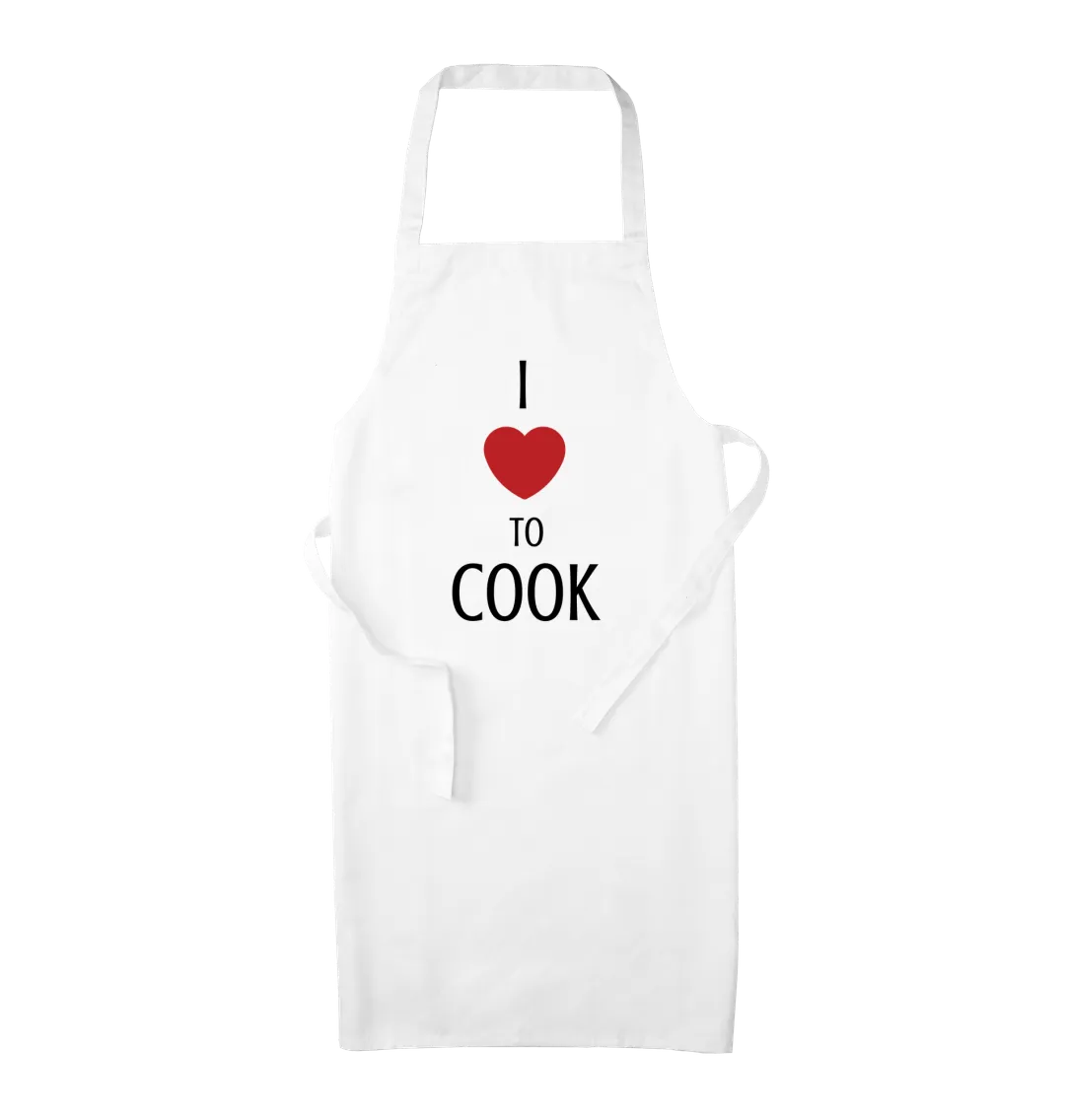 I Love To Cook Apron
