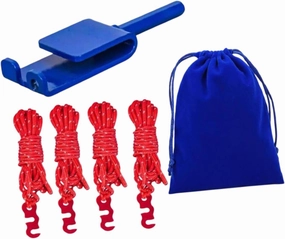 Ice Fishing Anchor Tool Ice Anchor Drill Adapter Compact Shelter Accessories Ice Tent Fixing Ropes for Fixation of Canopies