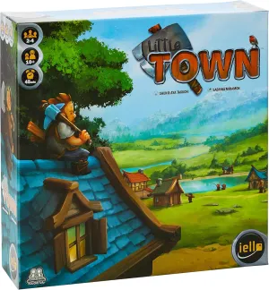 IELLO: Little Town, Strategy Board Game, Fun for The Whole Family, Tactical and Interactive, 45 Minute Play Time, 2 to 4 Players, Ages 10 and Up