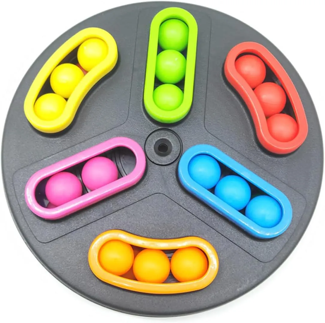 IMIKEYA Educational Maze Puzzle Beads Interactive Desktop and Girls Toys Maze Puzzles for Boys and Girls Random