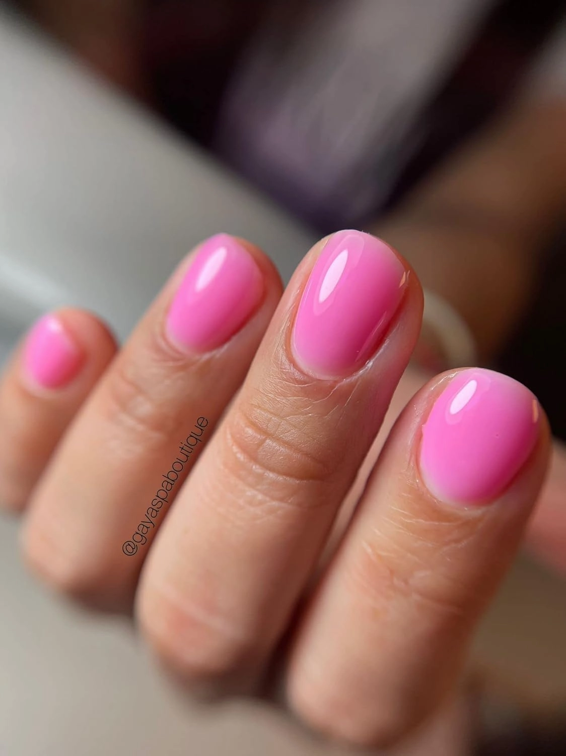 IN.HYPE UV/LED Color Hard/Builder Gel for Nail Extension/Strengthening/Overlays (Magenta) Hot Pink