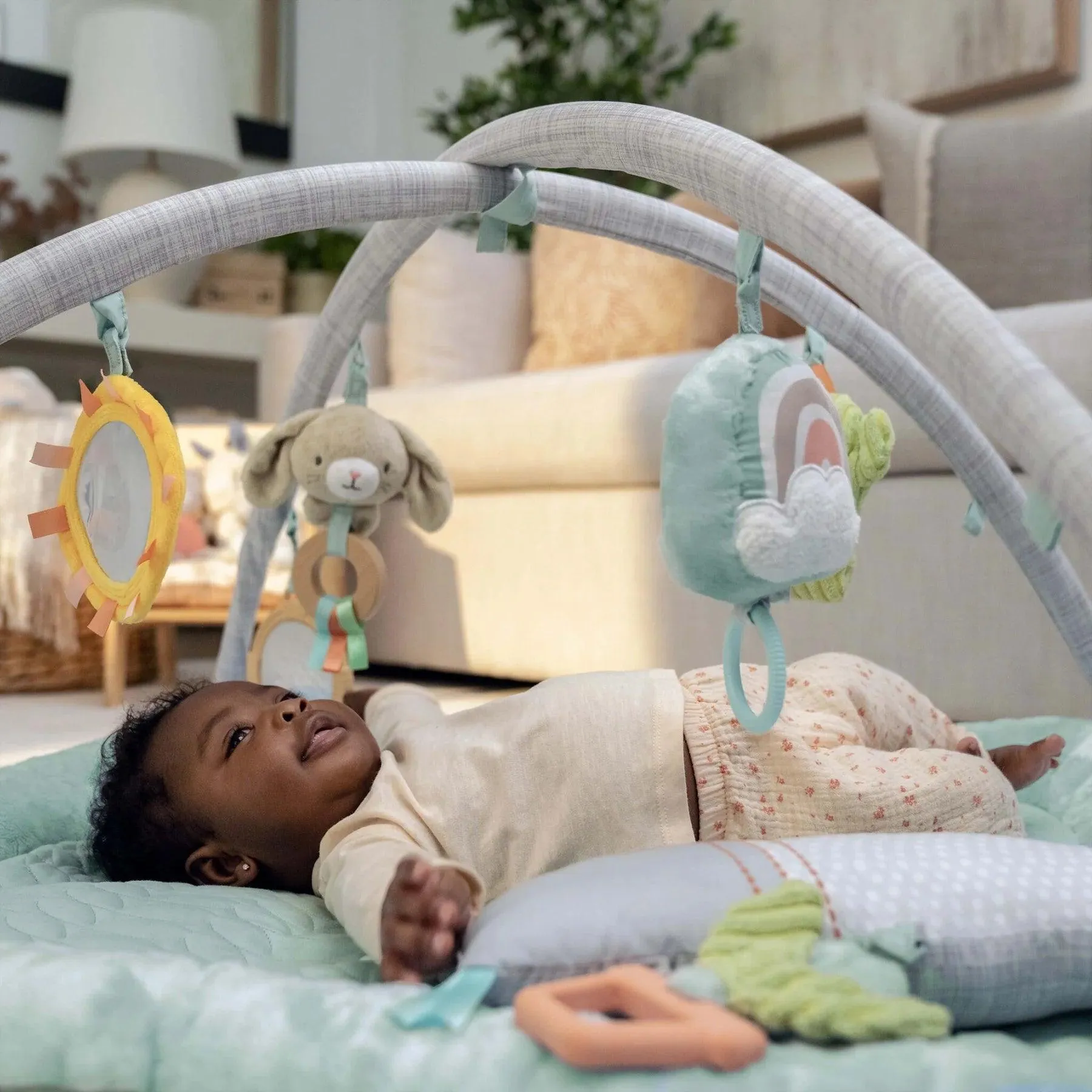 Ingenuity Calm Springs Plush Baby Activity Gym - Chic Boutique