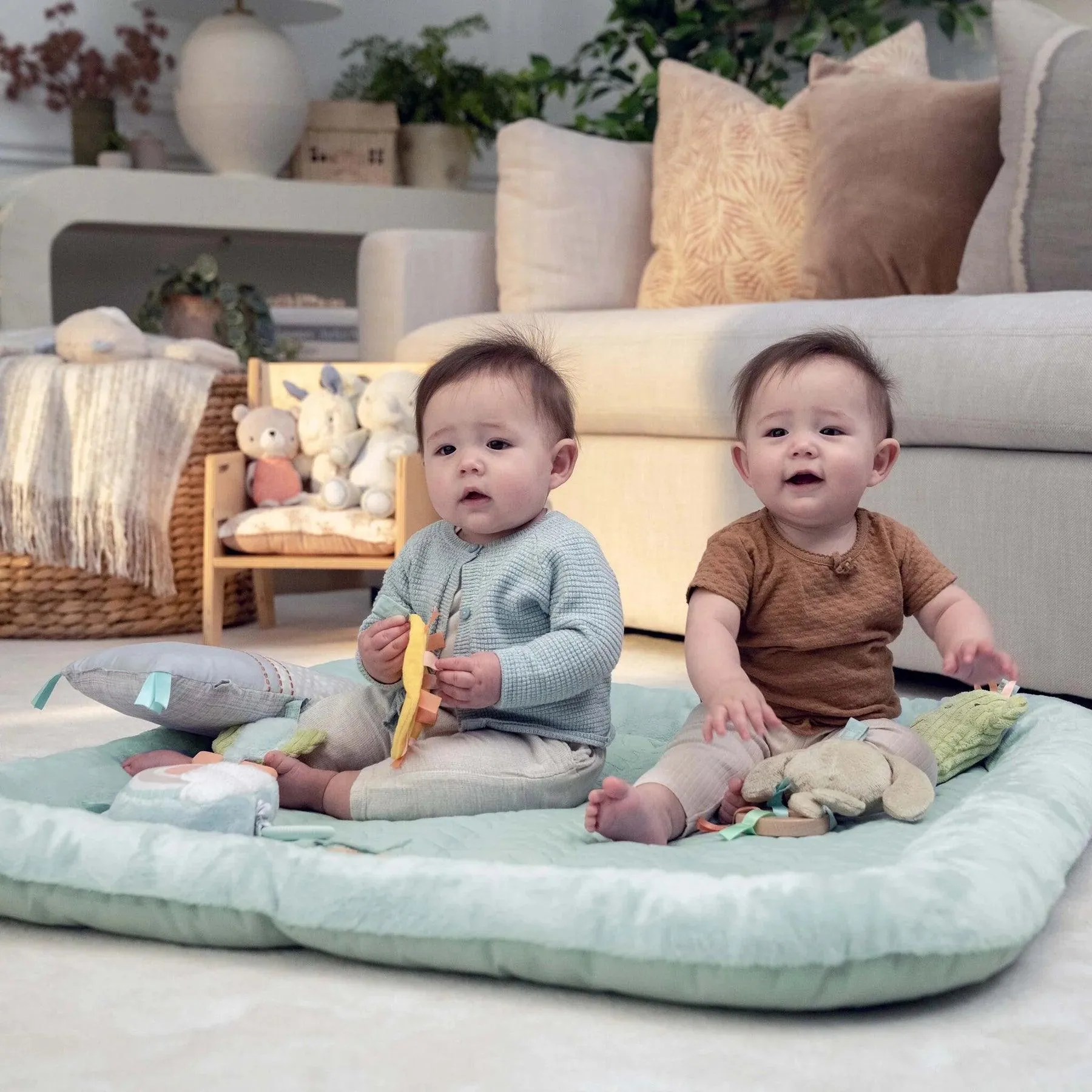 Ingenuity Calm Springs Plush Baby Activity Gym - Chic Boutique