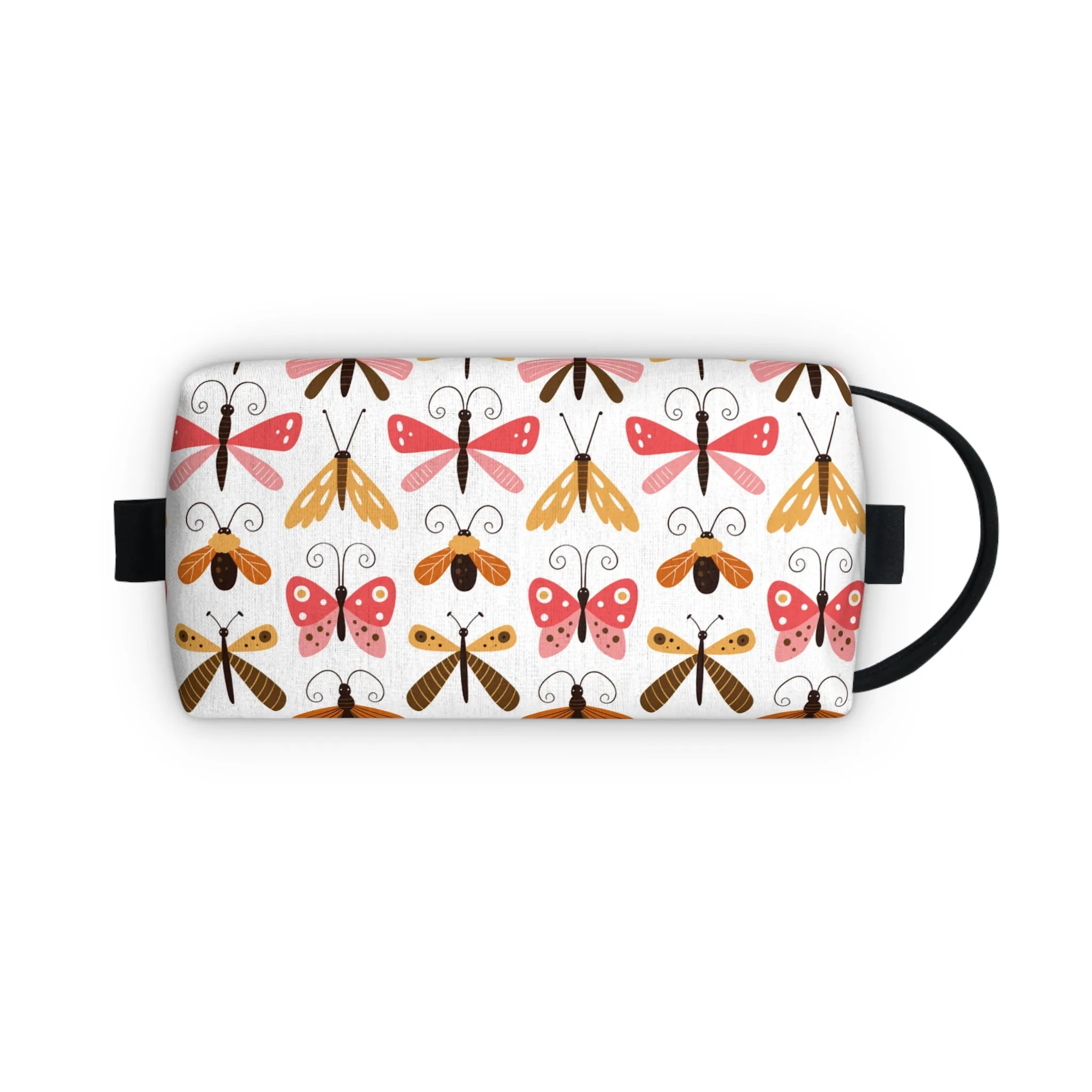 Insect Print Organizer Bag - Compact, Eco-Friendly Accessory for Nature Lovers