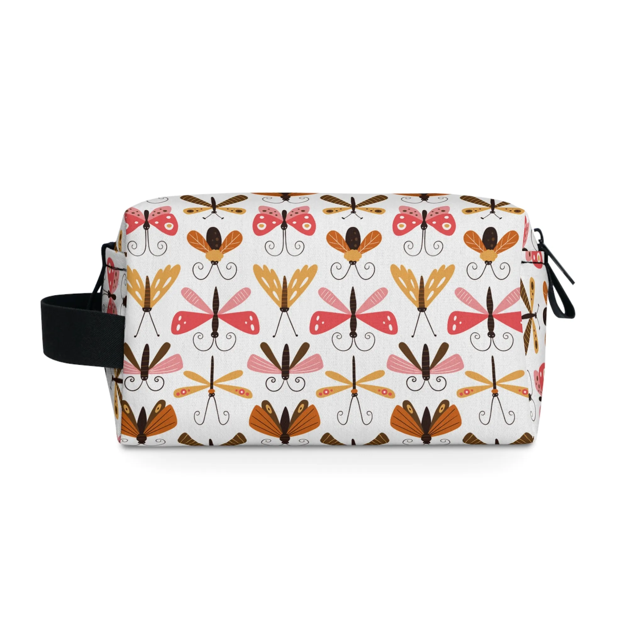 Insect Print Organizer Bag - Compact, Eco-Friendly Accessory for Nature Lovers