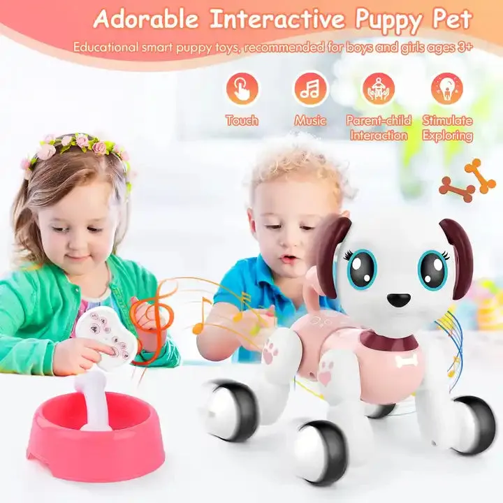 Interactive Robotic Puppy | Play & Dance Modes | USB-Rechargeable Smart Companion | Perfect Kids Gift